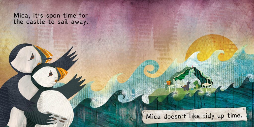 Mica sail away page, by helen wyllie