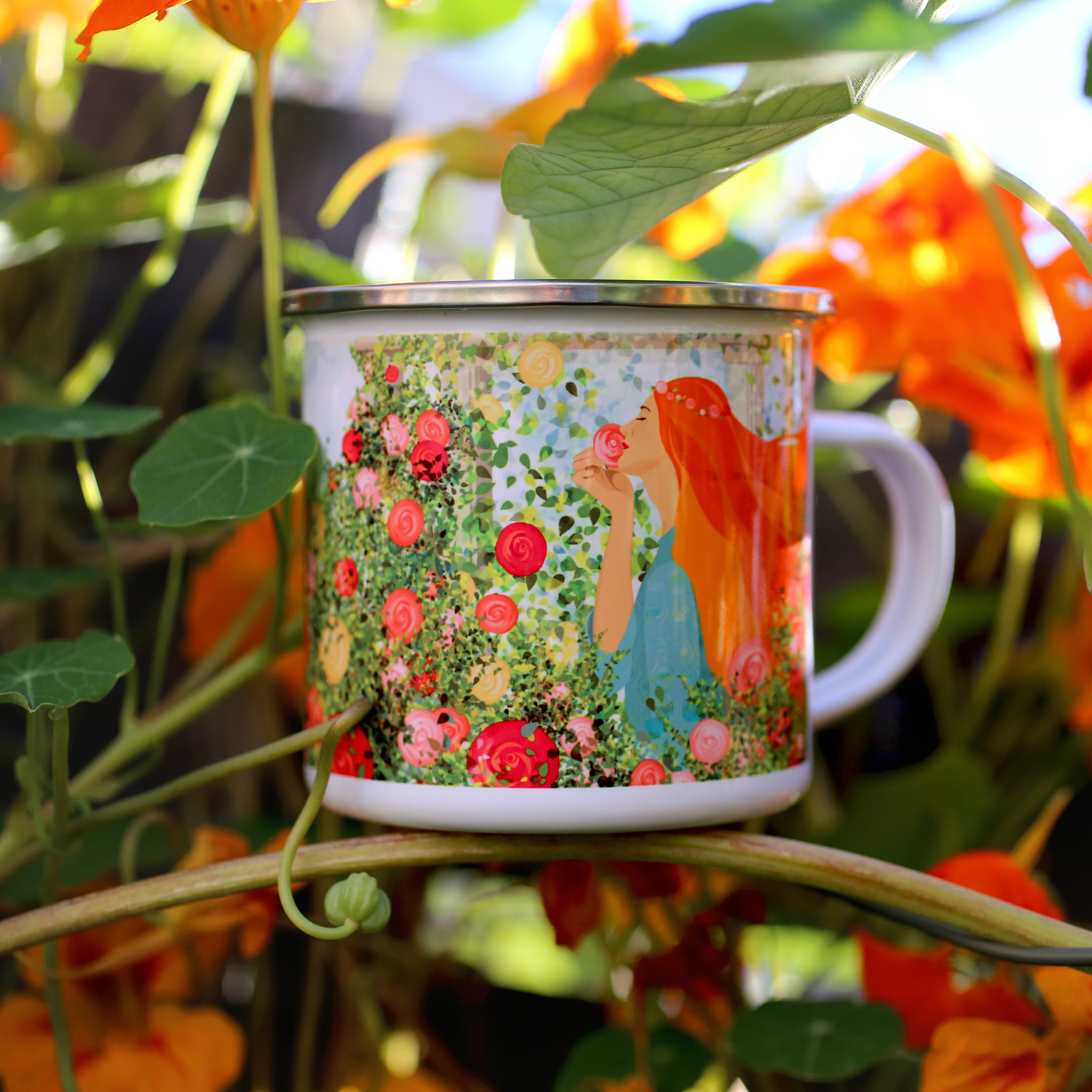 Enamel Mug (Boss) – College Hill Crafts