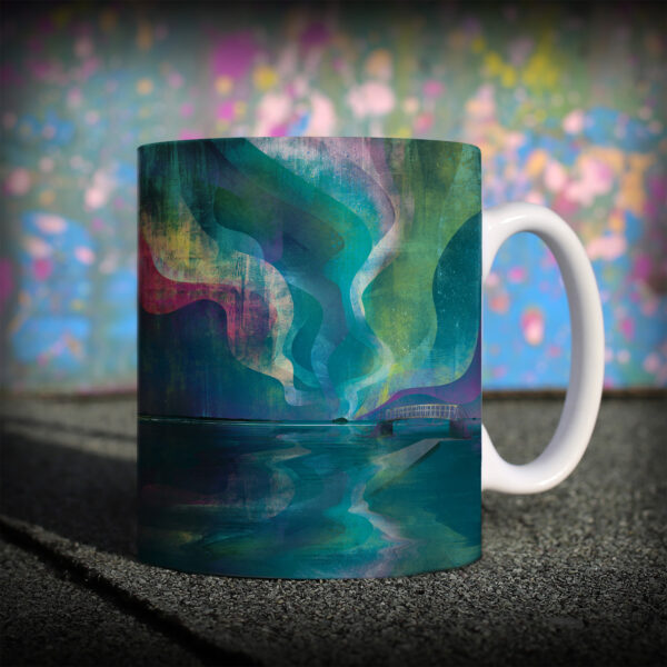 Aurora, belhaven ceramic mug by helen wyllie