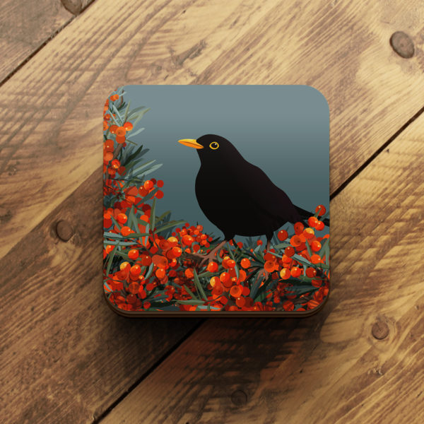 blackbird coaster by helen wyllie