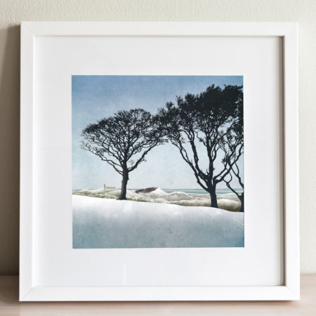 Garleton Hills in snow by Helen Wyllie
