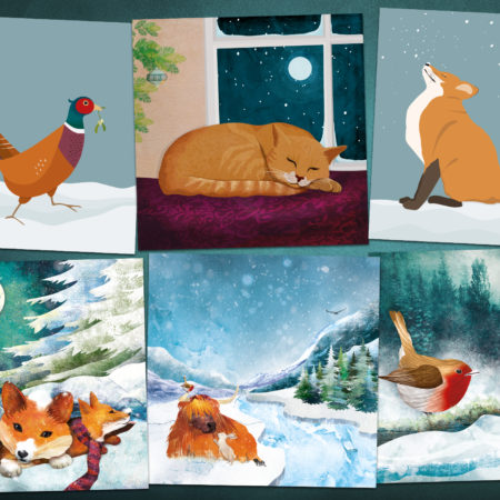 christmas cards by helen wyllie