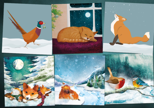 christmas cards by helen wyllie