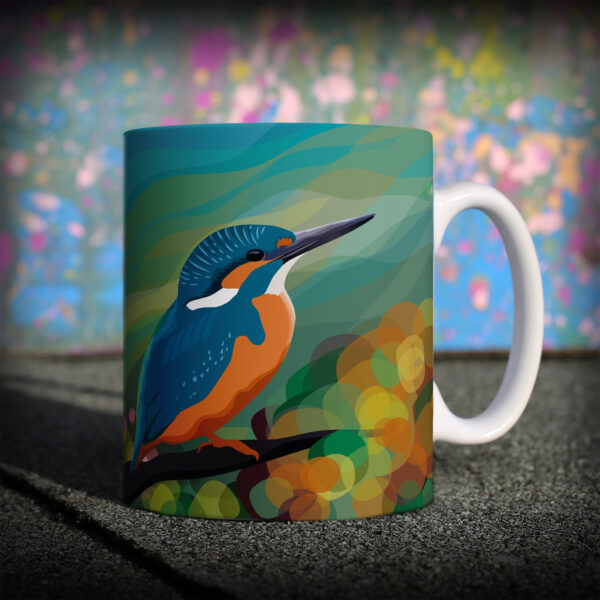 kingfisher mug by helen wyllie