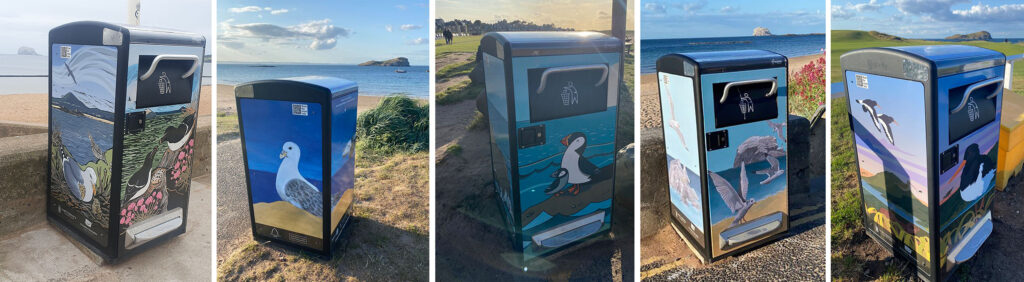 North Berwick belly bins