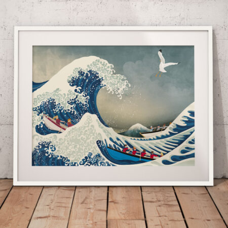 Great Wave off North Berwick by helen wyllie