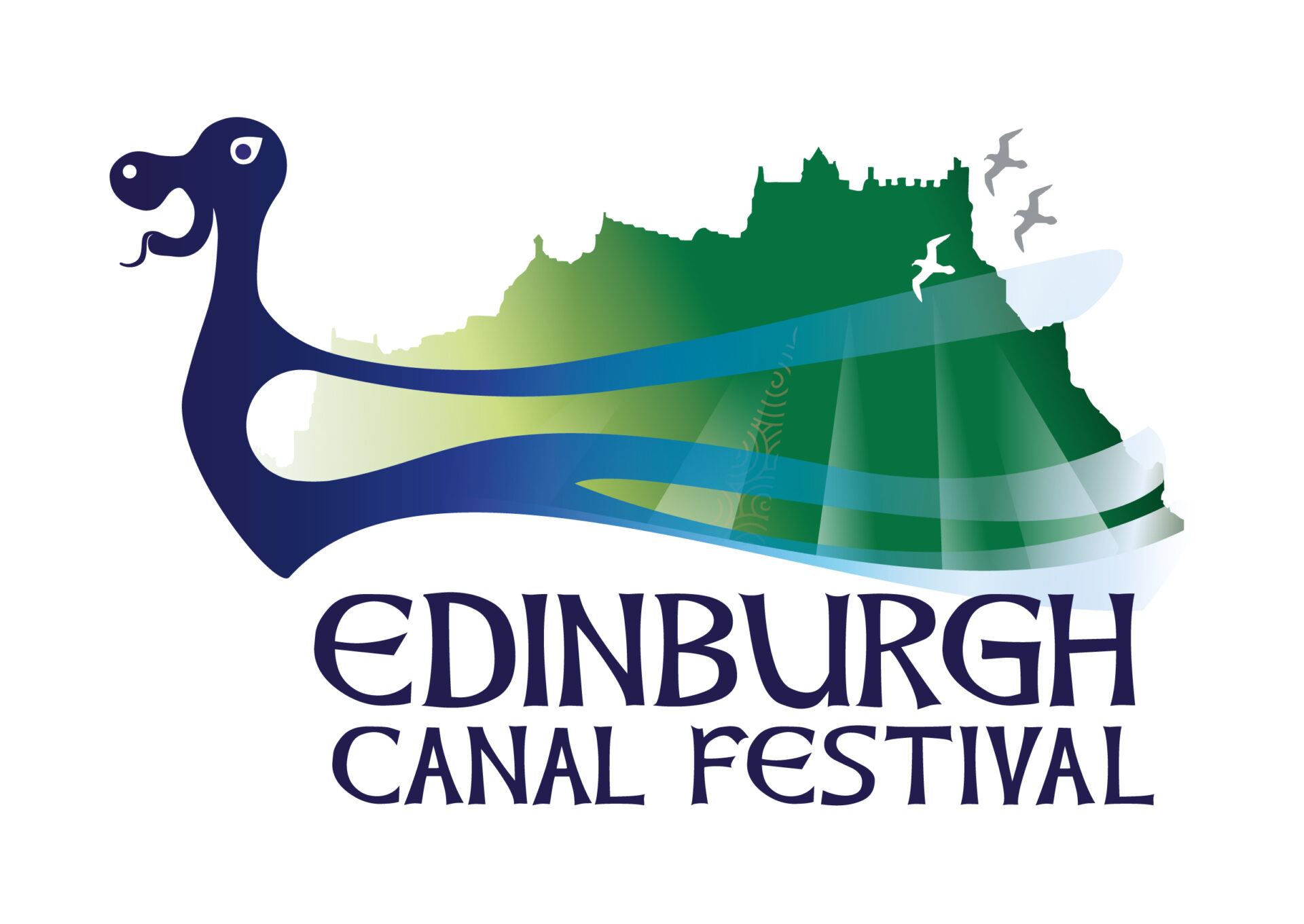 Edinburgh Canal Festival logo by helen wyllie