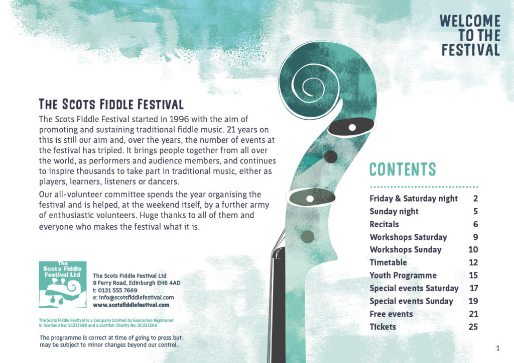 festival brochure design helen wyllie