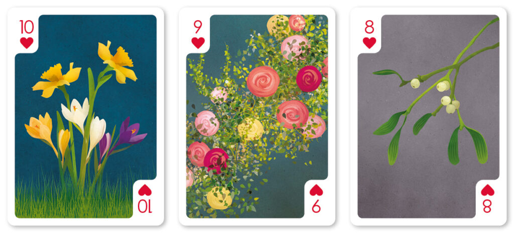 helen wyllie poker cards hearts 10-8