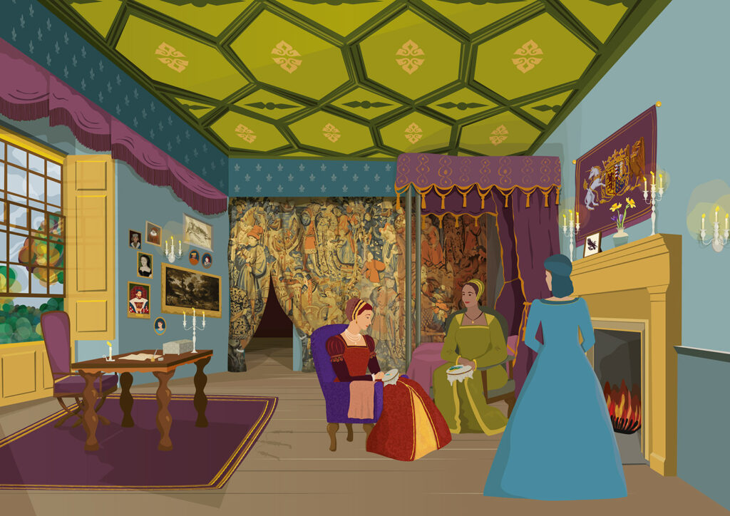 Edinburgh Castle MQoS bed chamber by helen wyllie