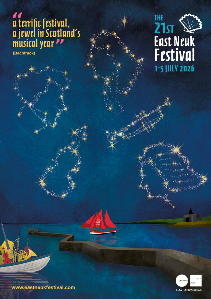 East Neuk Festival cover design and illustration helen wyllie